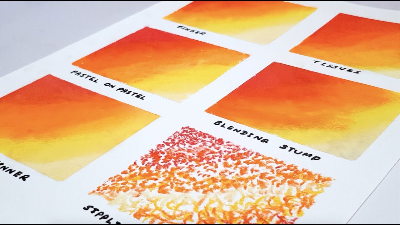 Советы и техники смешивания масляной пастели 🎨Как