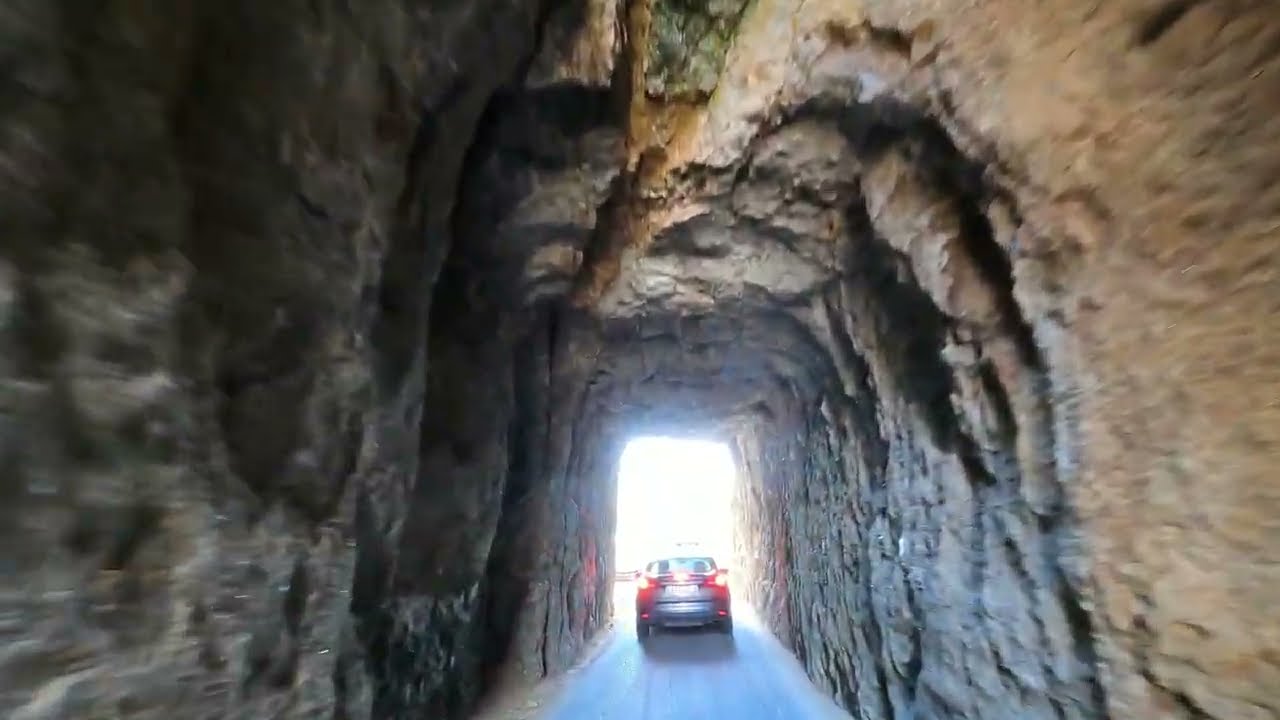 Needles Highway Drive | One Lane Tunnel