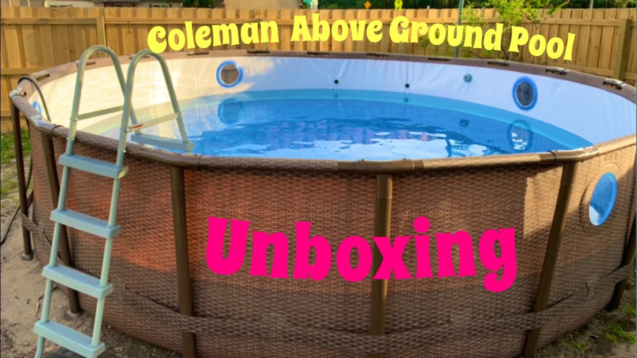 Unboxing Coleman Pool - Swim Vista Series 2 - 18'x48inches