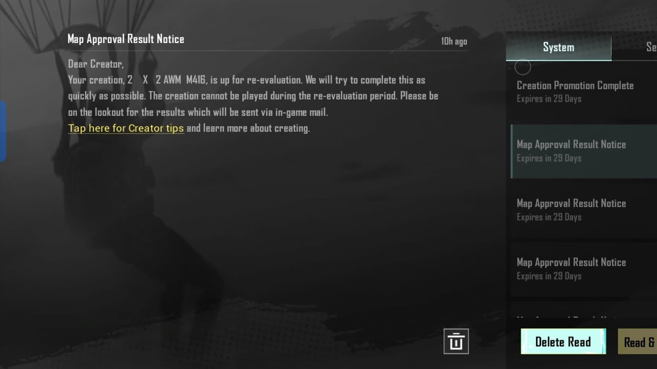 Your map is UP OF Re-evaluation | Wow Map under manal Review | Wow Map Under review PrOblem in PUbG