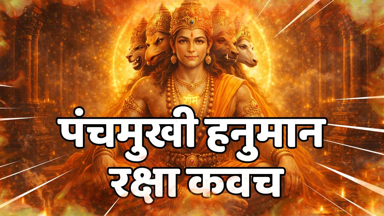 Panchamukhi Hanuman Raksha Kavach with Lyrics | पंचमुखी हनुमान रक्षा कवच | Panchmukhi Kavach Stotra