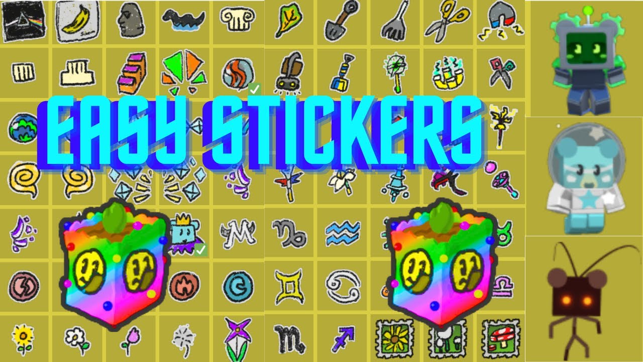 Bee Swarm Simulator - How To Get RARE Stickers
