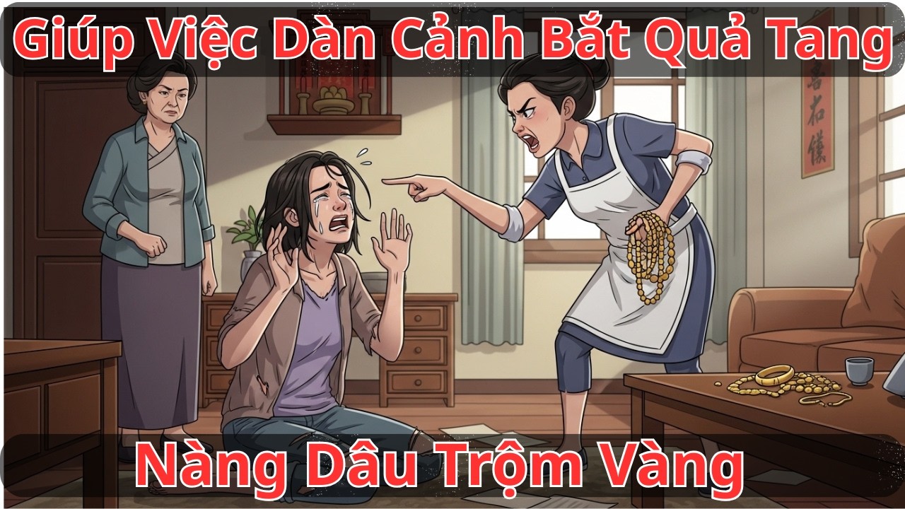 Giúp Việc Dàn Cảnh Bắt Quả Tang Nàng Dâu Trộm Vàng, Nào Ngờ Mẹ Chồng Đã Giăng Bẫy Từ|Chuyện Nhân Quả
