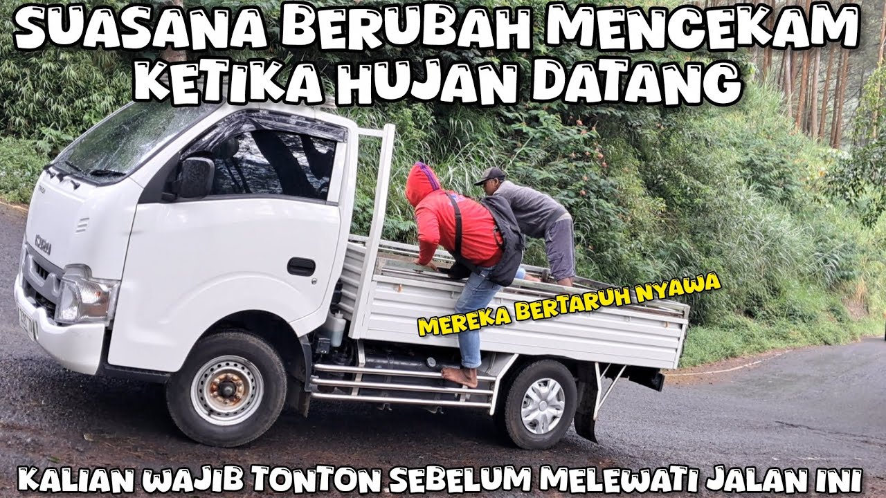 SUASANA MENCEKAM KETIKA HUJAN DATANG || TANJAKAN TUNGGANGAN 