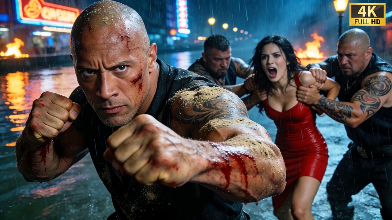 【4K】Хулиганы пристают к девушке — король подпольных боёв Бангкока уже идёт!