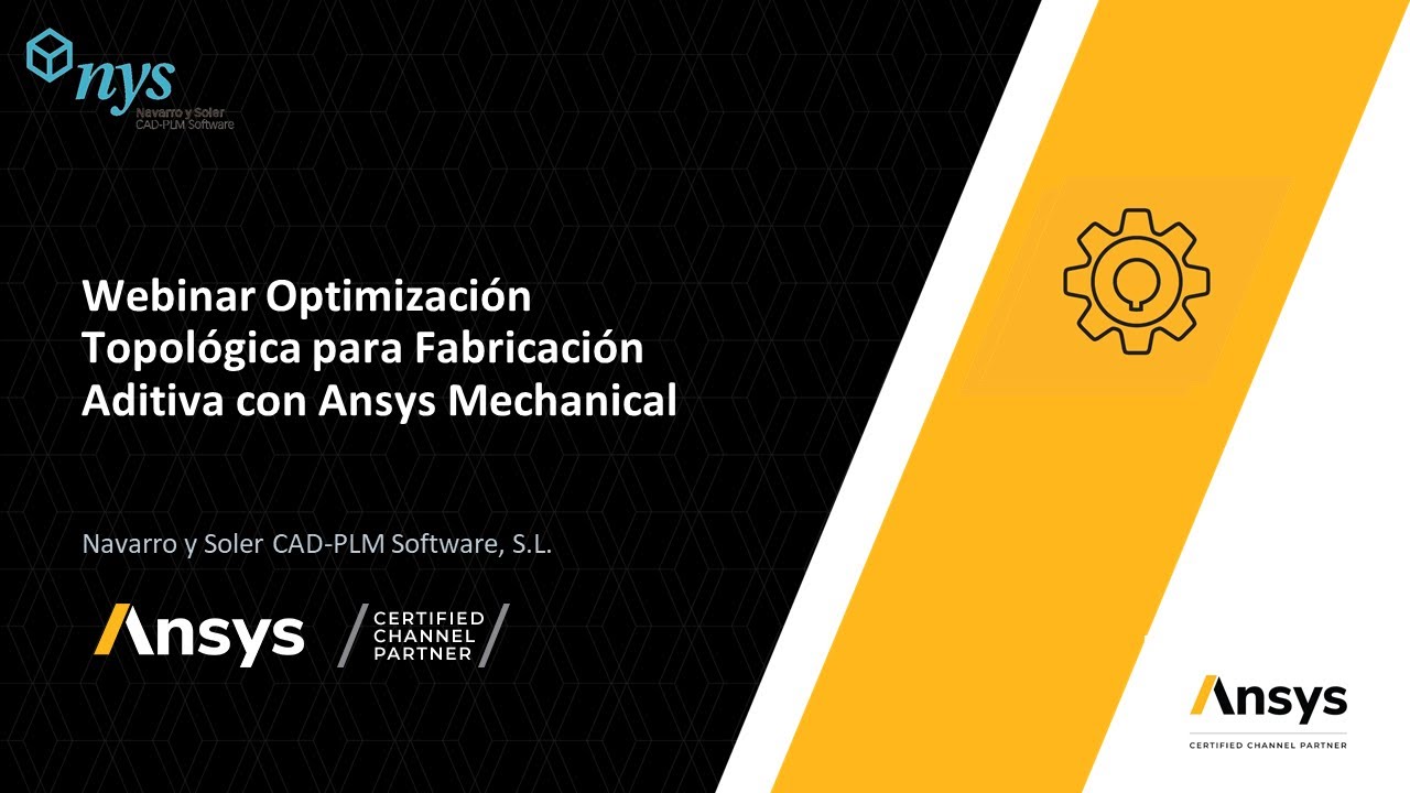 Optimización Topológica con Ansys Mechanical | Webinar Ansys