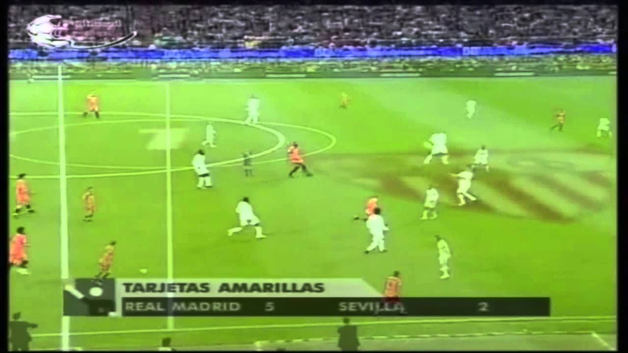 GUTI14 RealMadrid vs Sevilla recital de guti