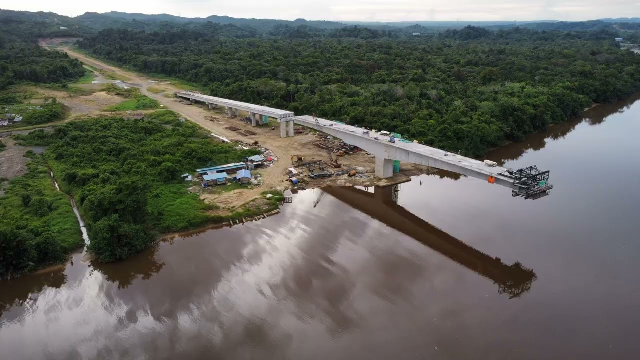 JAMBATAN SEBAUH BINTULU SARAWAK TERKINI   #sebauh  #jambatansebauh  #bintulusarawak