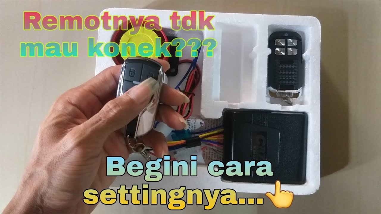 Setting Remot BHT CR7 yg remotnya tdk mau konek