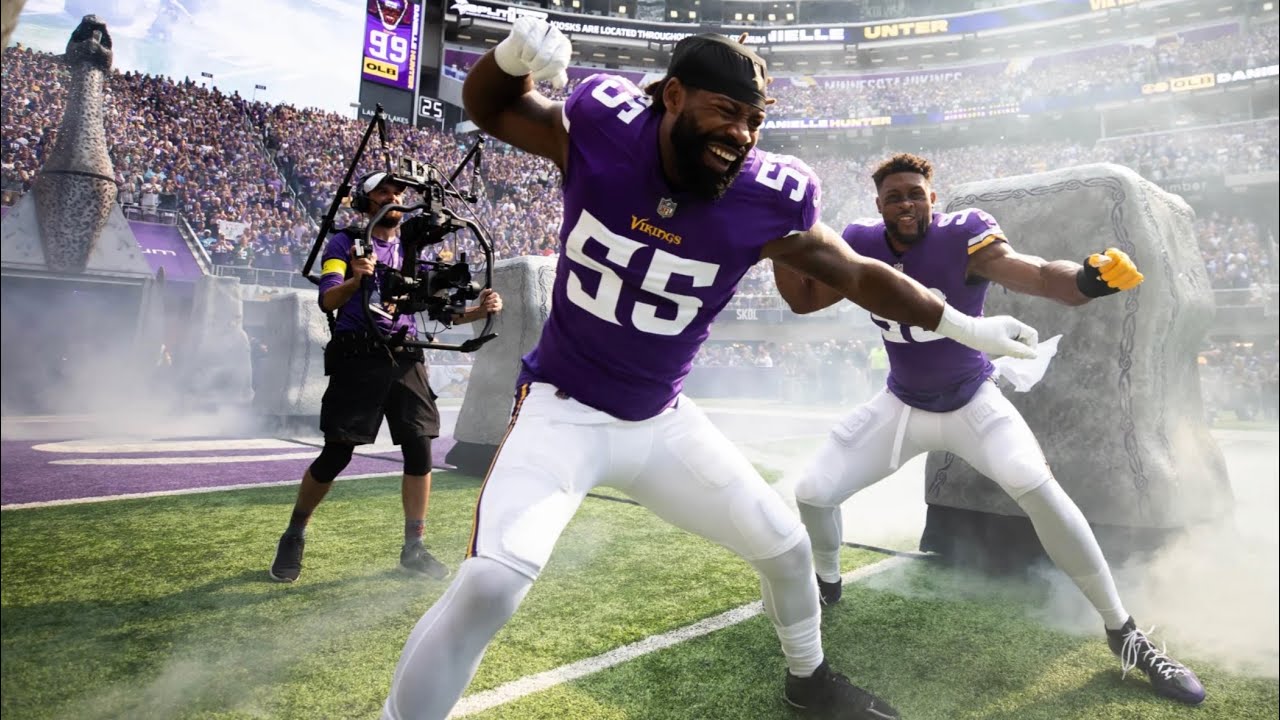 Minnesota Vikings home opener player introductions