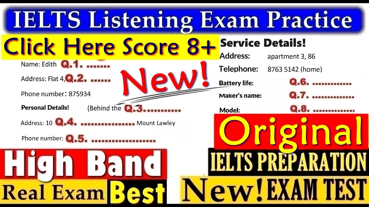 IELTS LISTENING PRACTICE TEST 2025 WITH ANSWERS | 14.10.2025