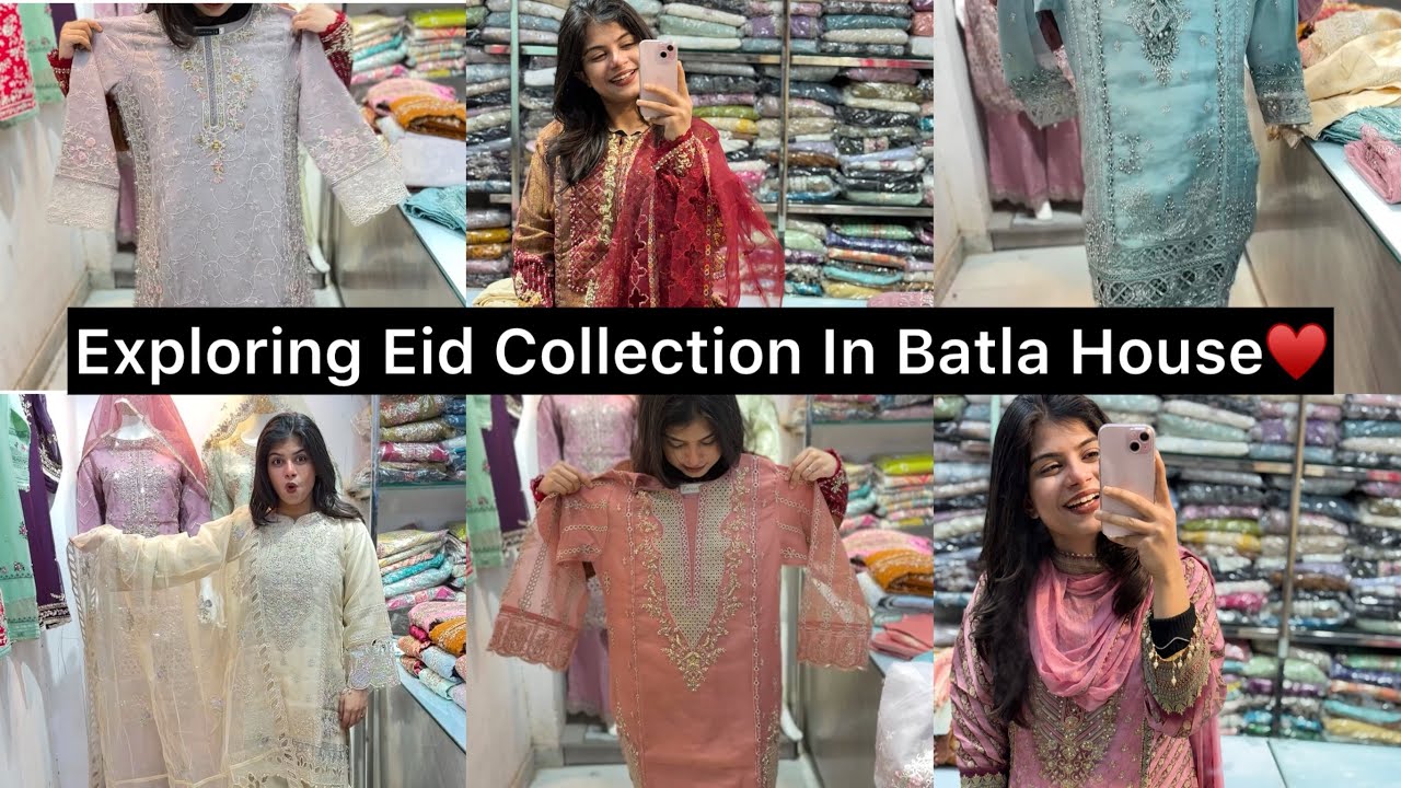 Exploring Batla House Market Delhi♥️||Latest Eid Collection 2025🕊️||Best Street Market In Delhi😇