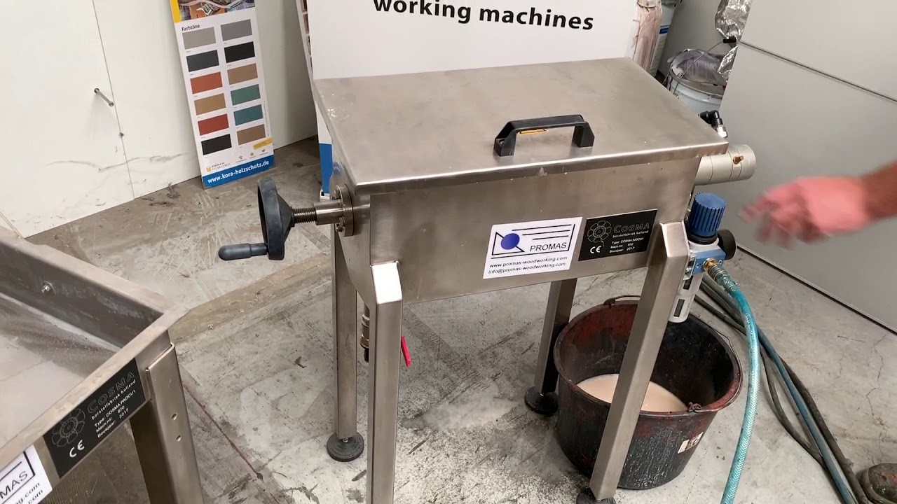 Bürsten Reinigungsmaschine COSMA - www.promas-woodworking.com