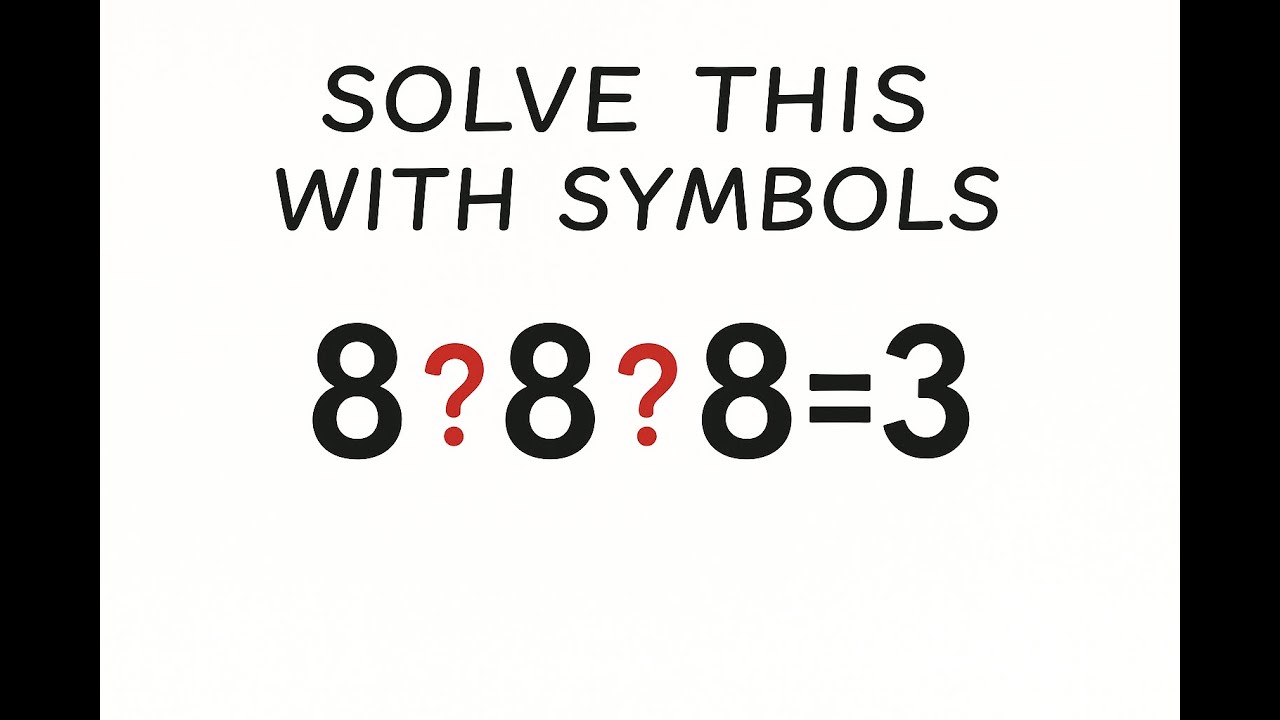 can you solve?