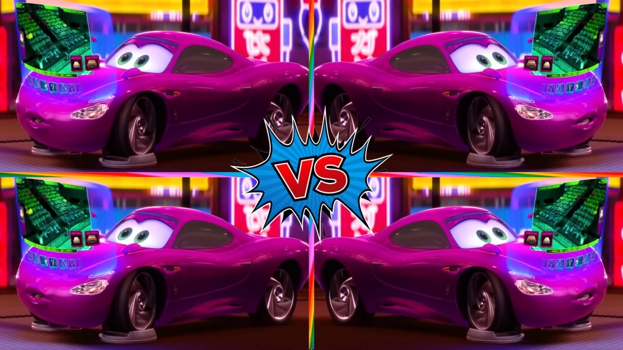 Lightning McQueen Coffin Dance 🔵🔴🟢🟡 | Color VS Battle #83