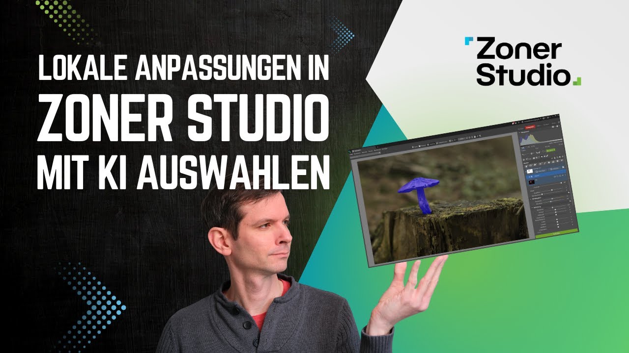 Zoner Studio - Lokale Anpassungen mit KI Werkzeugen