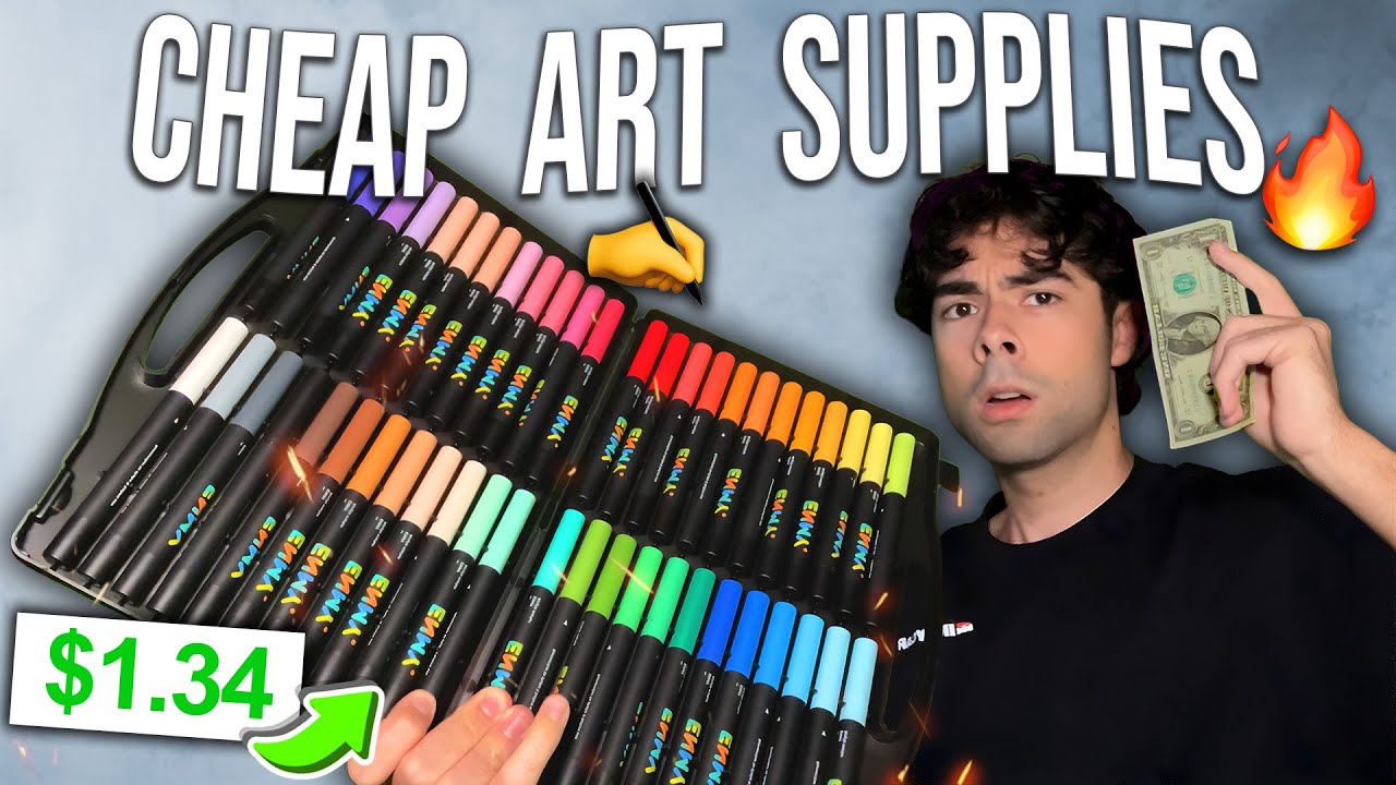 The 4 Best BUDGET Art Supplies You NEED in 2026!!🎨🔥