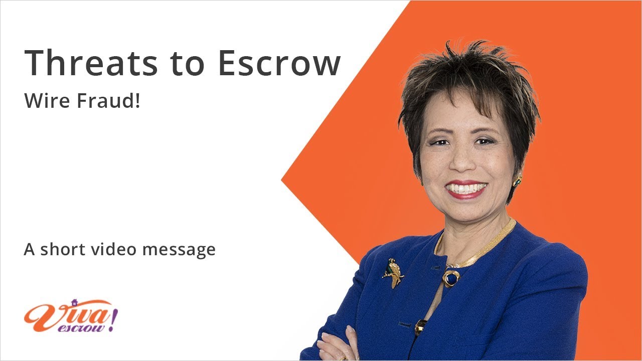 Threats to Escrow! Wire Fraud!