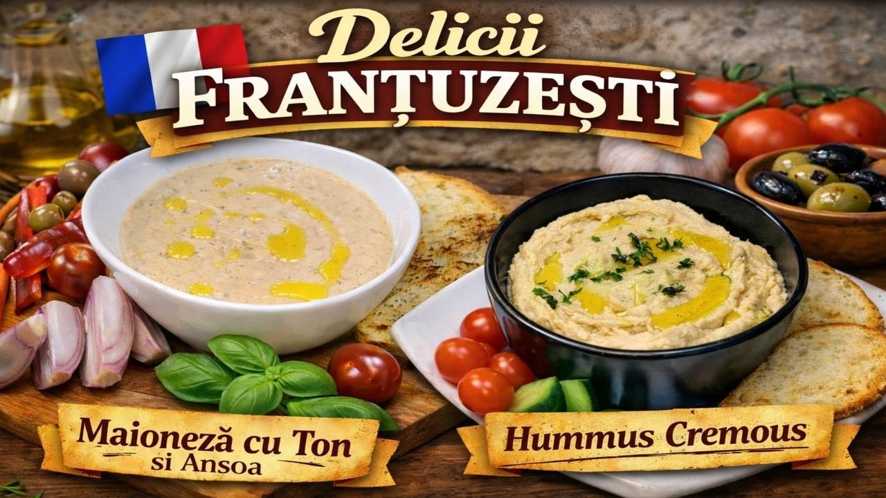 Două rețete delicioase: Maioneză cu ton și anșoa & Hummus de casă