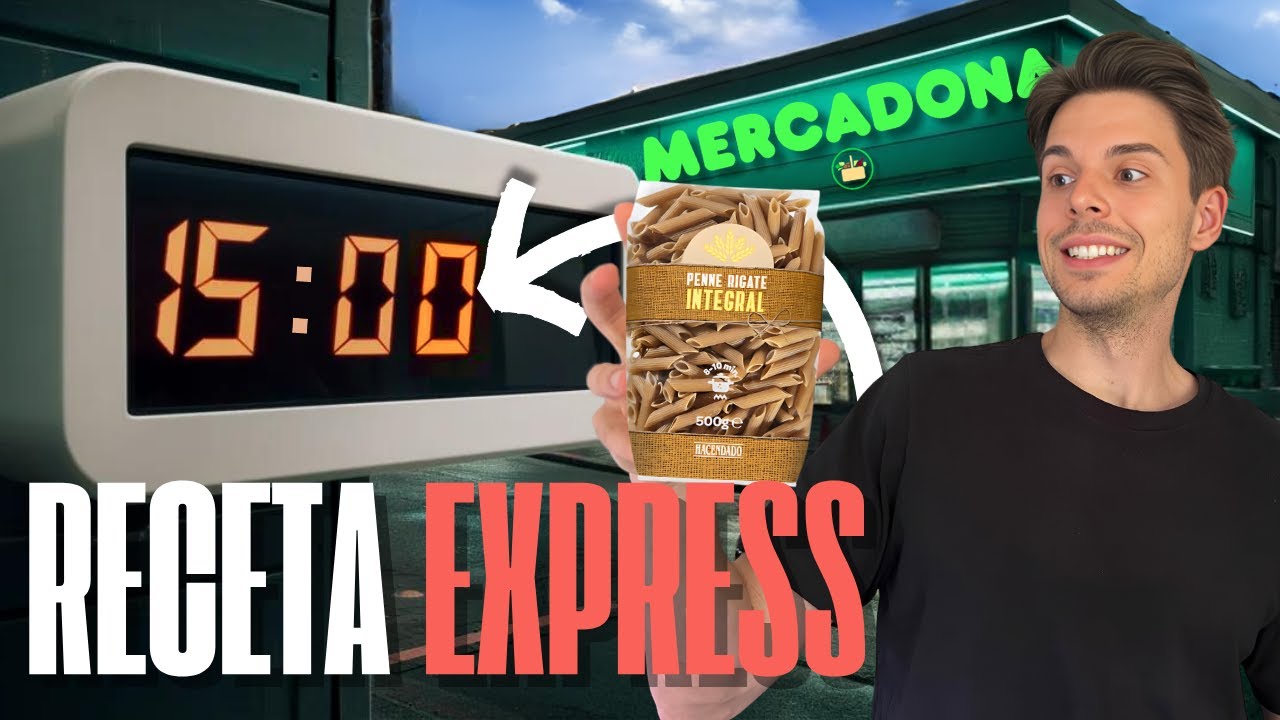RECETA RÁPIDA PARA PERDER PESO (MENOS DE 15 MINUTOS) + COMPRA En MERCADONA | Parte #2