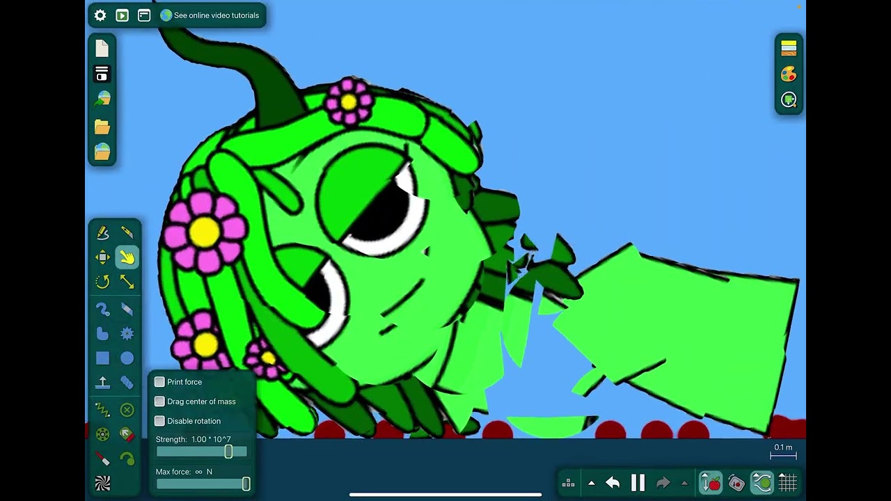 How to put images in algodoo