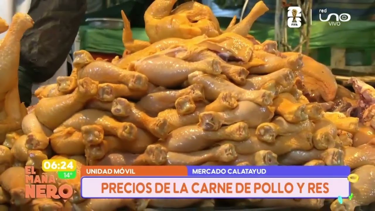 SCZ: precios de la carnde de pollo y de res