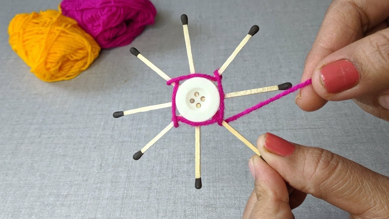 It's so Beautiful.New Hand making Latkan Flower design idea. Easy Latkan  Flower design trick