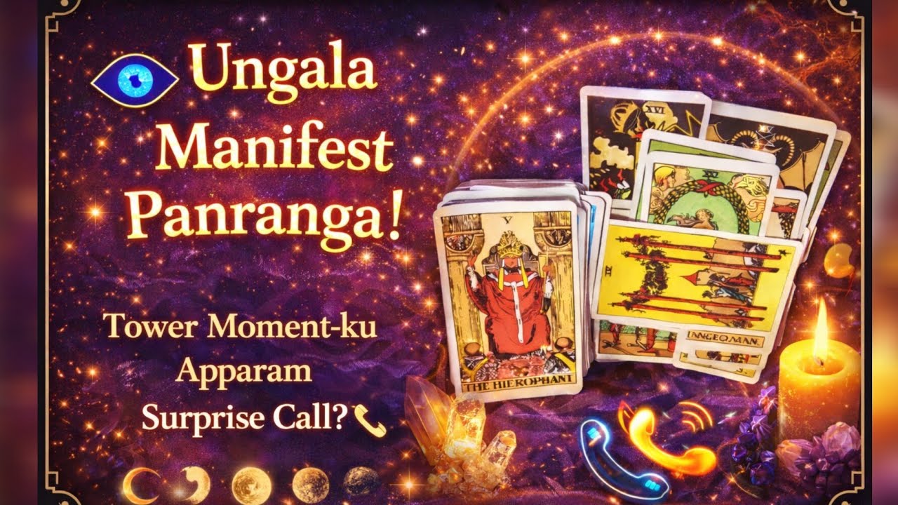 Avanga ungala thirumba vara vekka Manifest panranga! ❤️ Next enna Surprise Message? ✨ Cosmic Zyra 