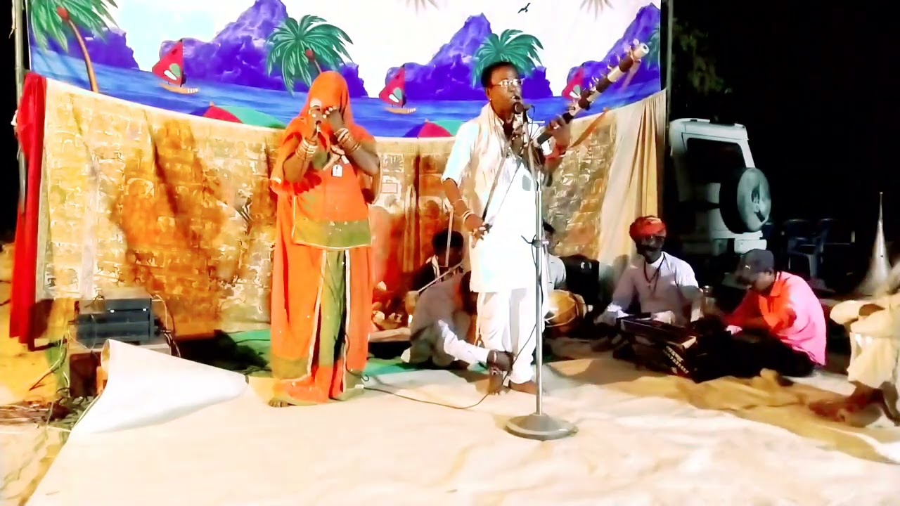 पनाराम जी भोपा और जगदीश जी भोपा और संतरा देवी जुगेलवंती पाबूजी महाराज की फाड़ panaram ji bhopa