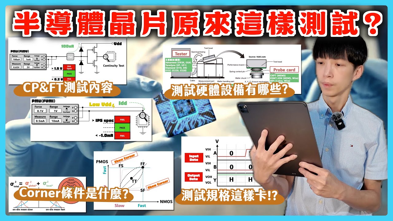 【半導體測試全過程🌟】CP & FT晶片測試流程解析/測試設備一次搞懂！測試工程師必看百科、測試機台、探針卡
