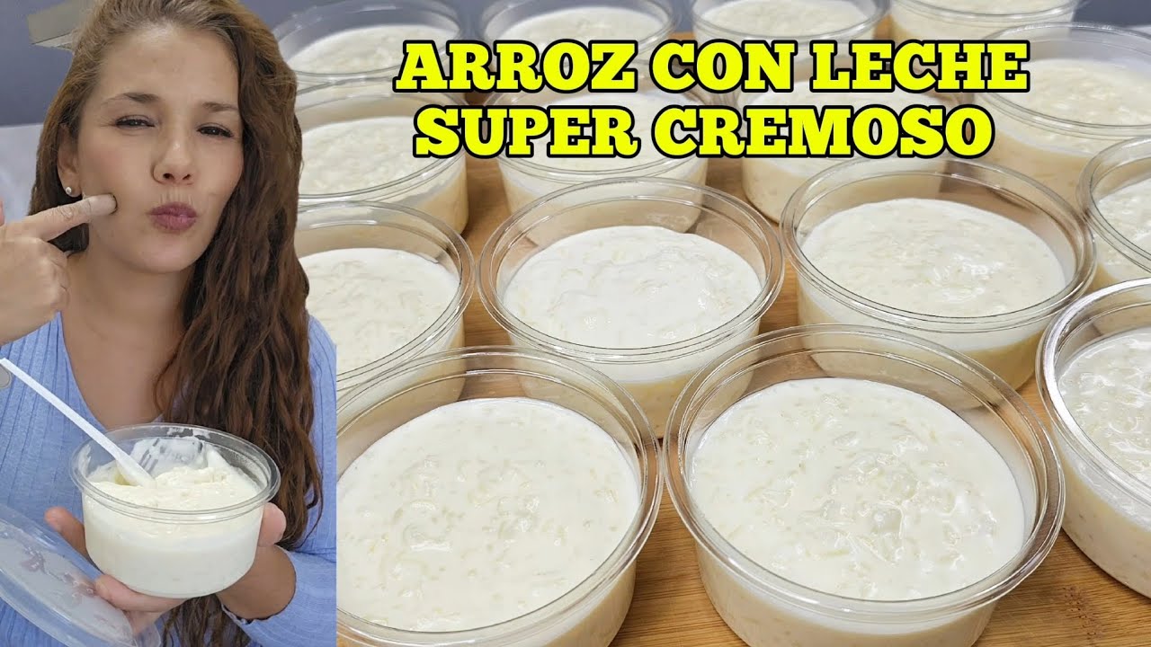 ARROZ CON LECHE CREMOSO PARA LA VENTA 🍚💰 | Receta fácil,  y deliciosa😋🤑