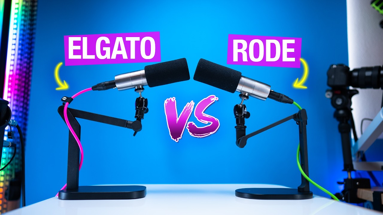 Desktop Mic Stands: Elgato vs. Rode