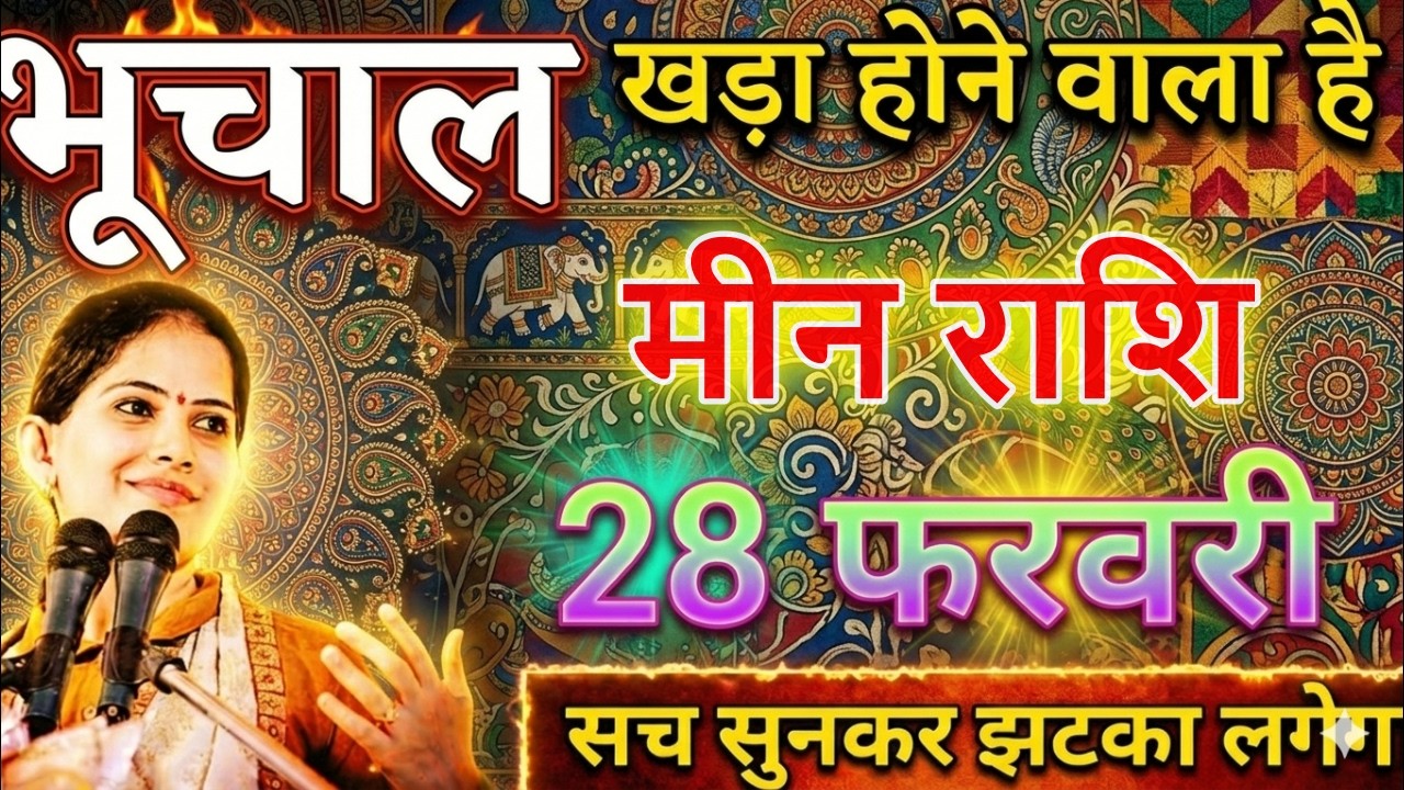 मीन राशि वालों 28 फरवरी 2026 भूचाल खड़ा होने वाला है सच सुनकर झटका लगेगा @meenbharti