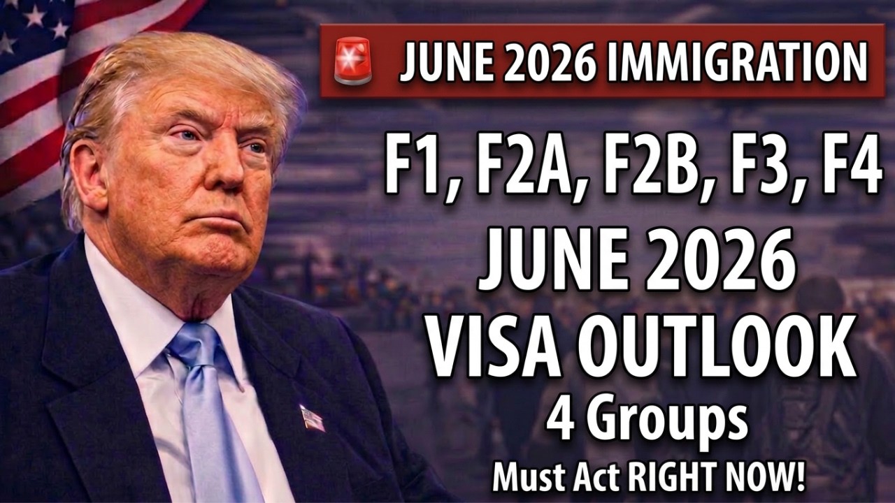 June 2026 Visa Bulletin Outlook: F1, F2A, F2B, F3, F4 | Family-Based Green Card Categories | DOS