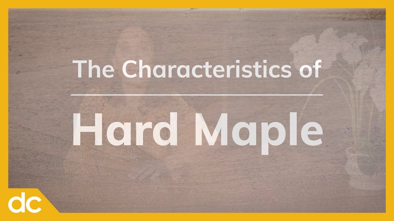 The Characteristics of Hard Maple Wood