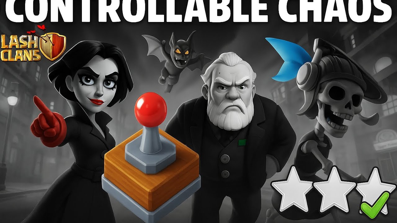 Easy 3 star new CONTROLLABLE CHAOS ⭐💥 #clashofclans #cocnewupdate #cocnewchallenge #supercell