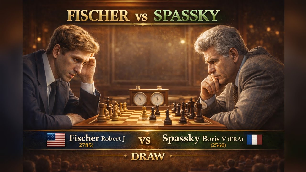 REVANS BERSEJARAH! Fischer vs Spassky 1992 – Duel Legendaris yang Menegangkan