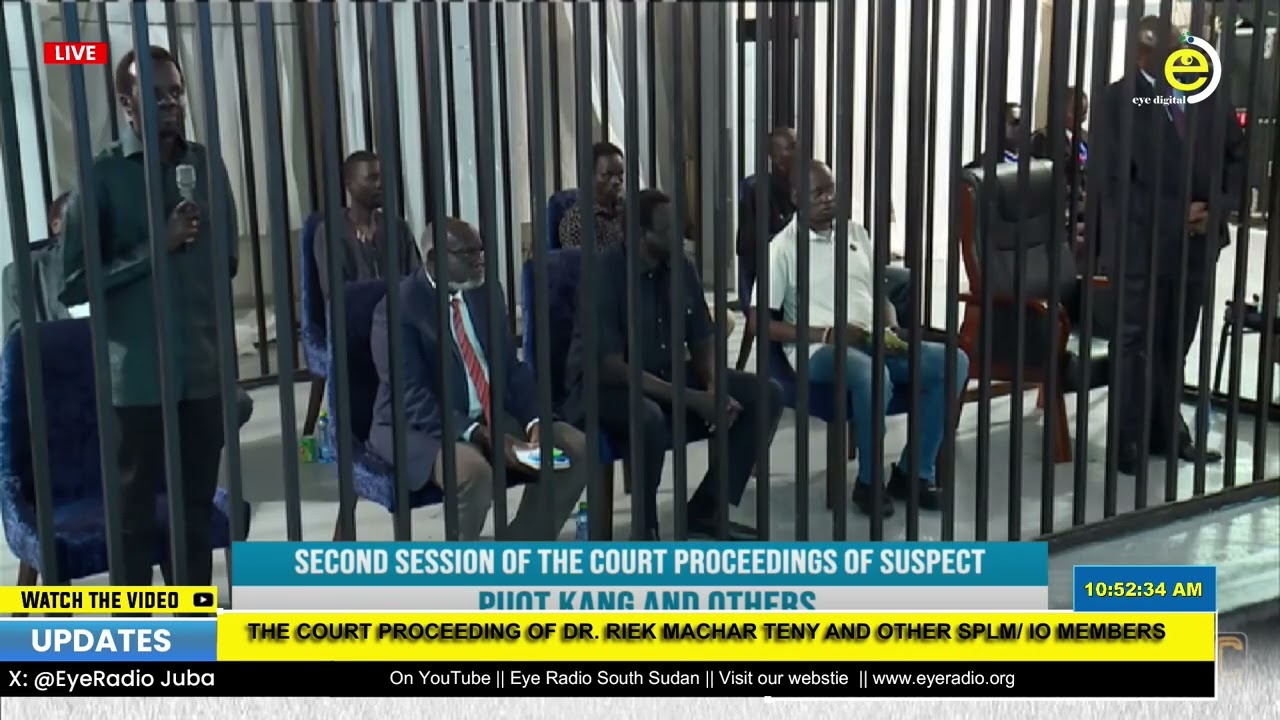 Live: Machar's trial continues as legal arguments unfold on Day 3.