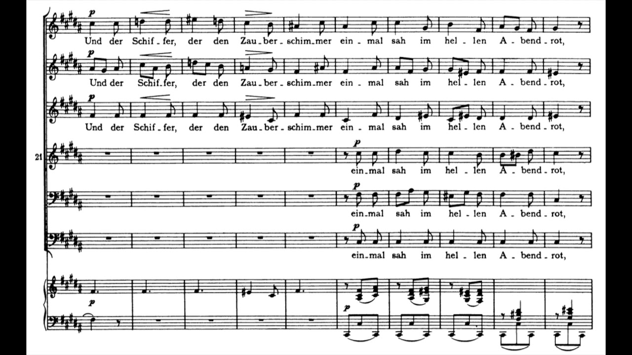 Brahms - Vineta, Op. 42