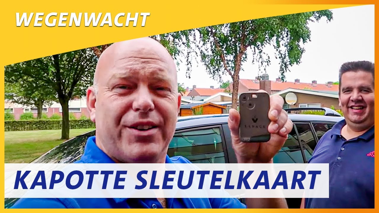 Renault Espace met kapotte sleutelkaart | Wegenwacht vlog