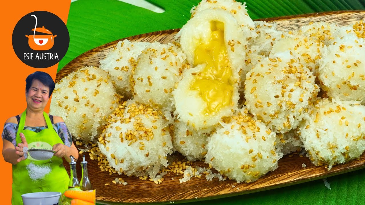Yema Palitaw Balls | Palitaw with yema filling | Meriyendang Pinoy | Kakaning Pinoy