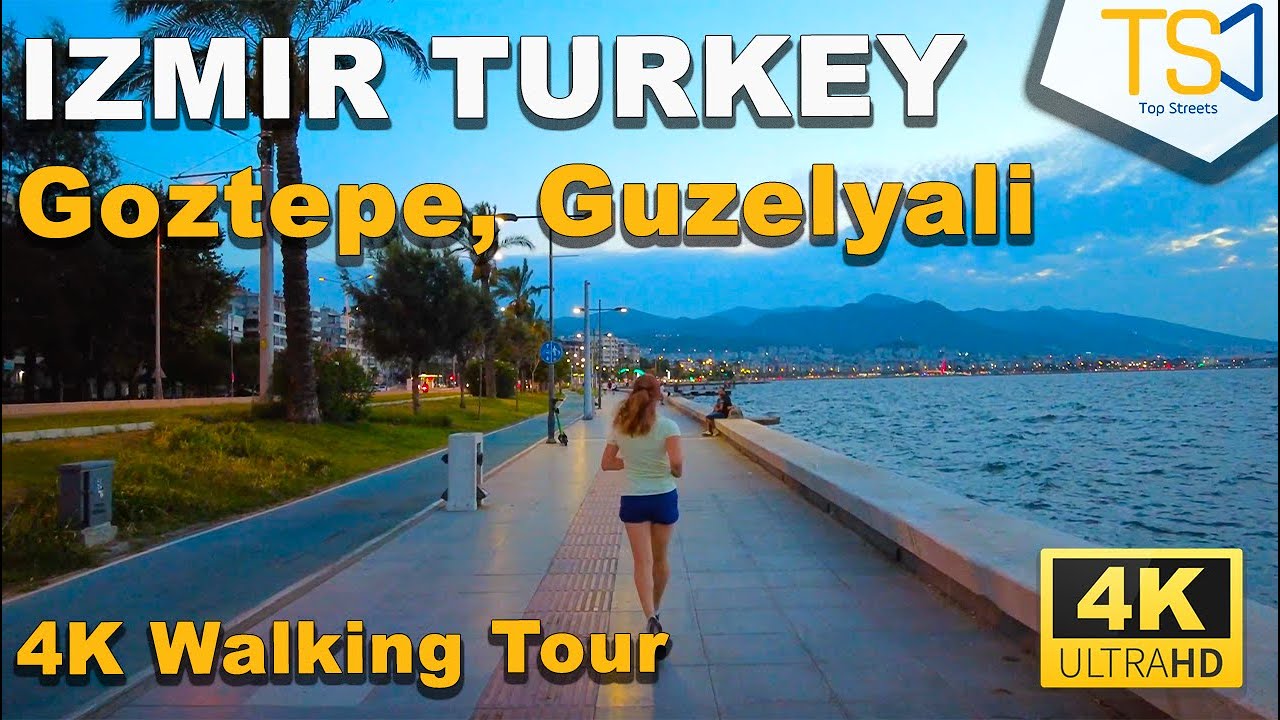 IZMIR TURKEY | Goztepe, Guzelyali  | 4K Walking Tour