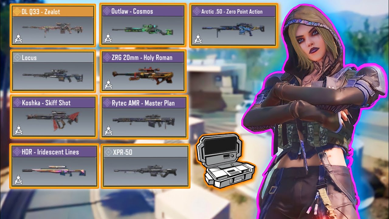 #TOP 9 BEST SNIPERS IN CODM with all attachments😍✅