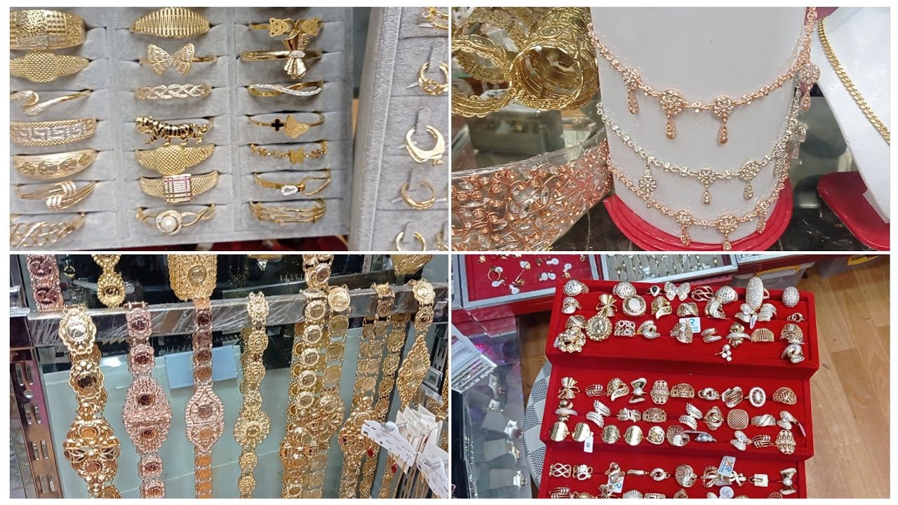 جولة في محل مجوهرات بباب الرحبة 💍👑💎عشق كل النساء 😍
