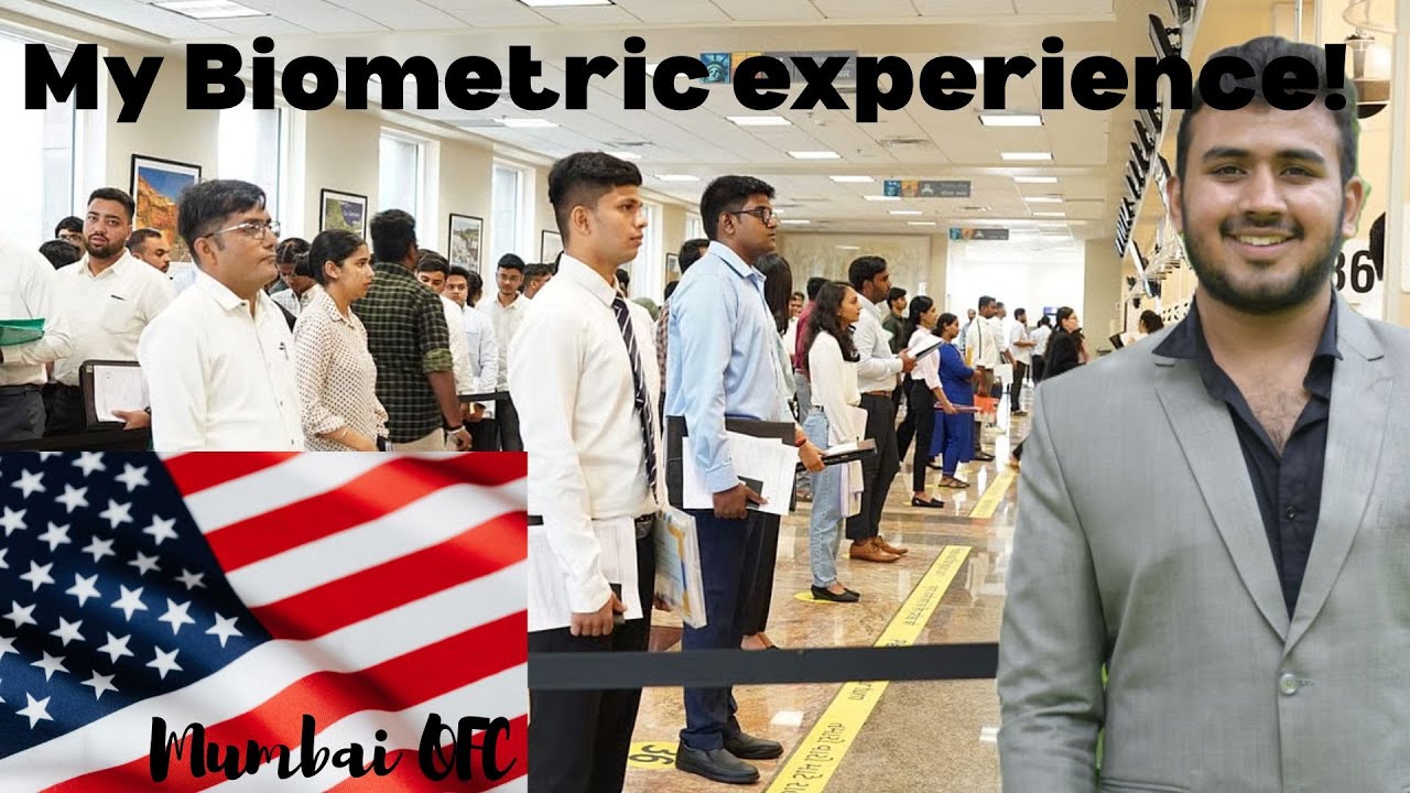 My Biometric experience at Mumbai OFC | F1 Visa | India to USA