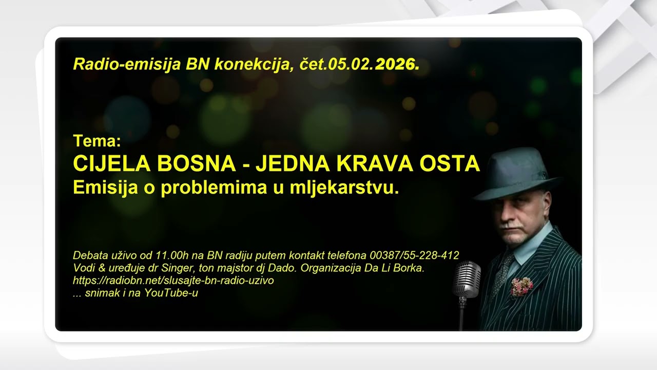CIJELA BOSNA, JEDNA KRAVA OSTA - Emisija o problemima u mljekarstvu || BN KONEKCIJA