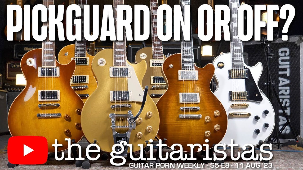 Les Paul With or Without Pickguard?... Guitar Nerds Only This is the Debate! 🎸