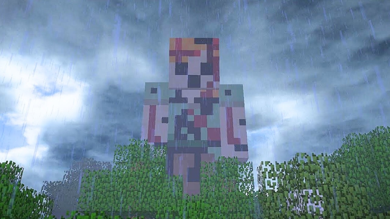 A Giant is watching me from the fog.