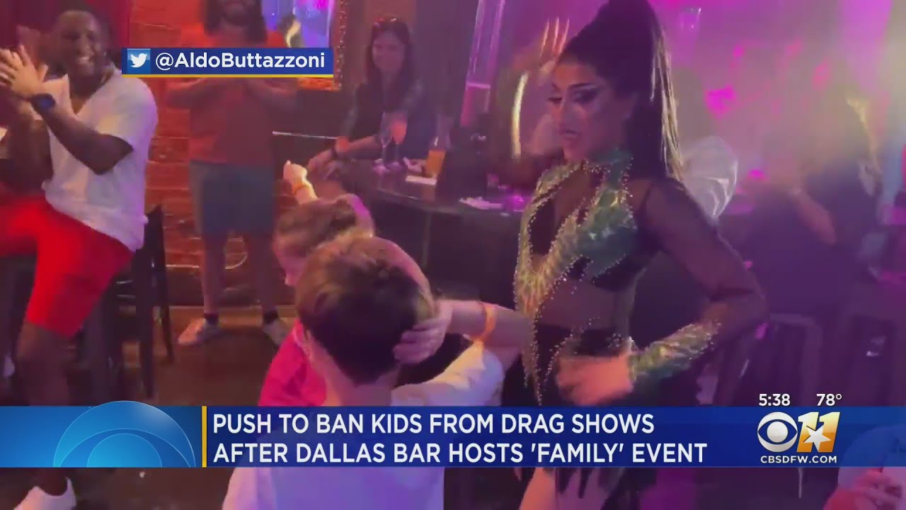 Texas lawmaker pushing bill banning kids from drag shows