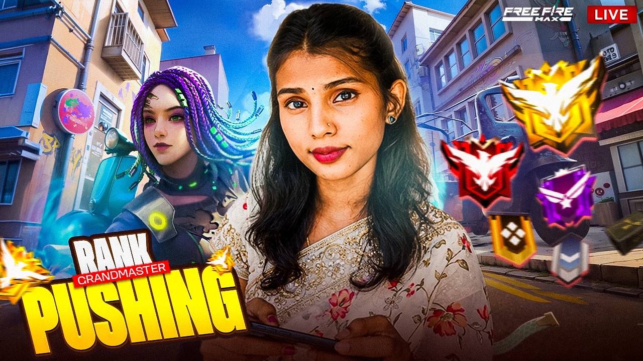 🔴[Live Free Fire New Rank Season Rank Push Live !! - Free Fire Live
